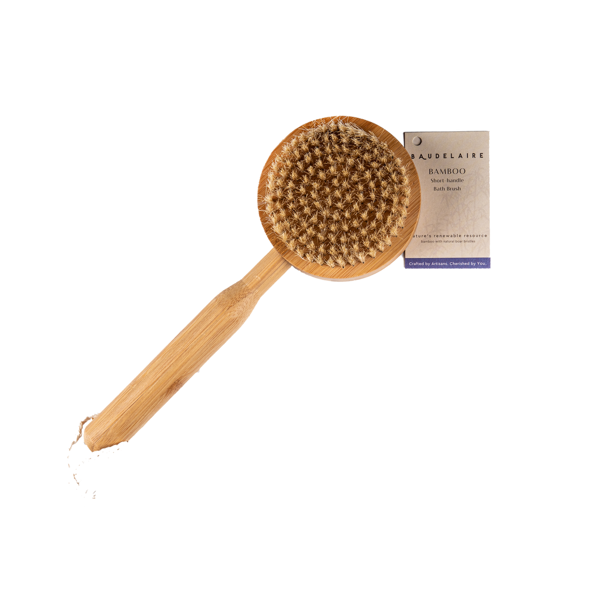 Bamboo Short Handle Bath Brush Gum Tree