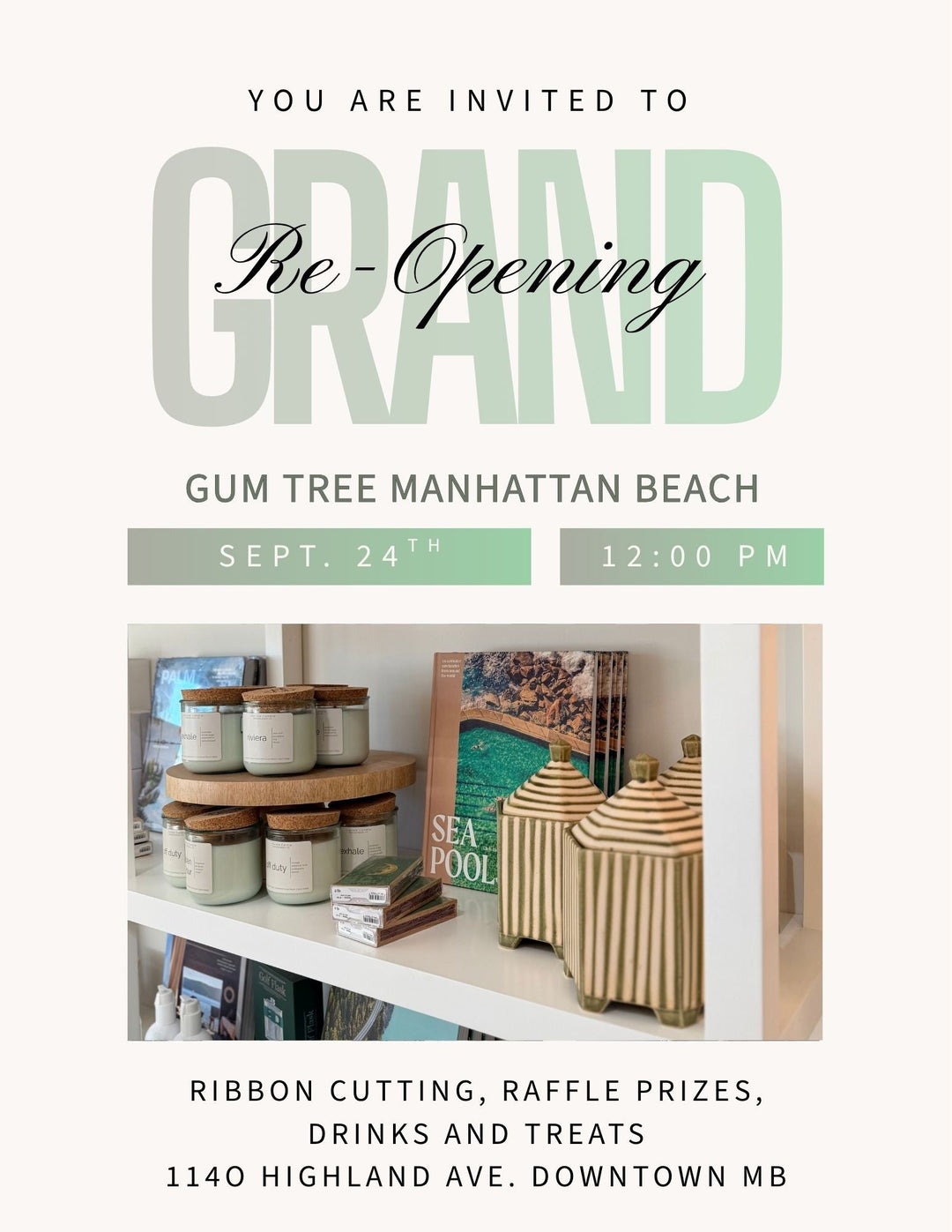 Gum Tree Manhattan Grand Re-Opening!