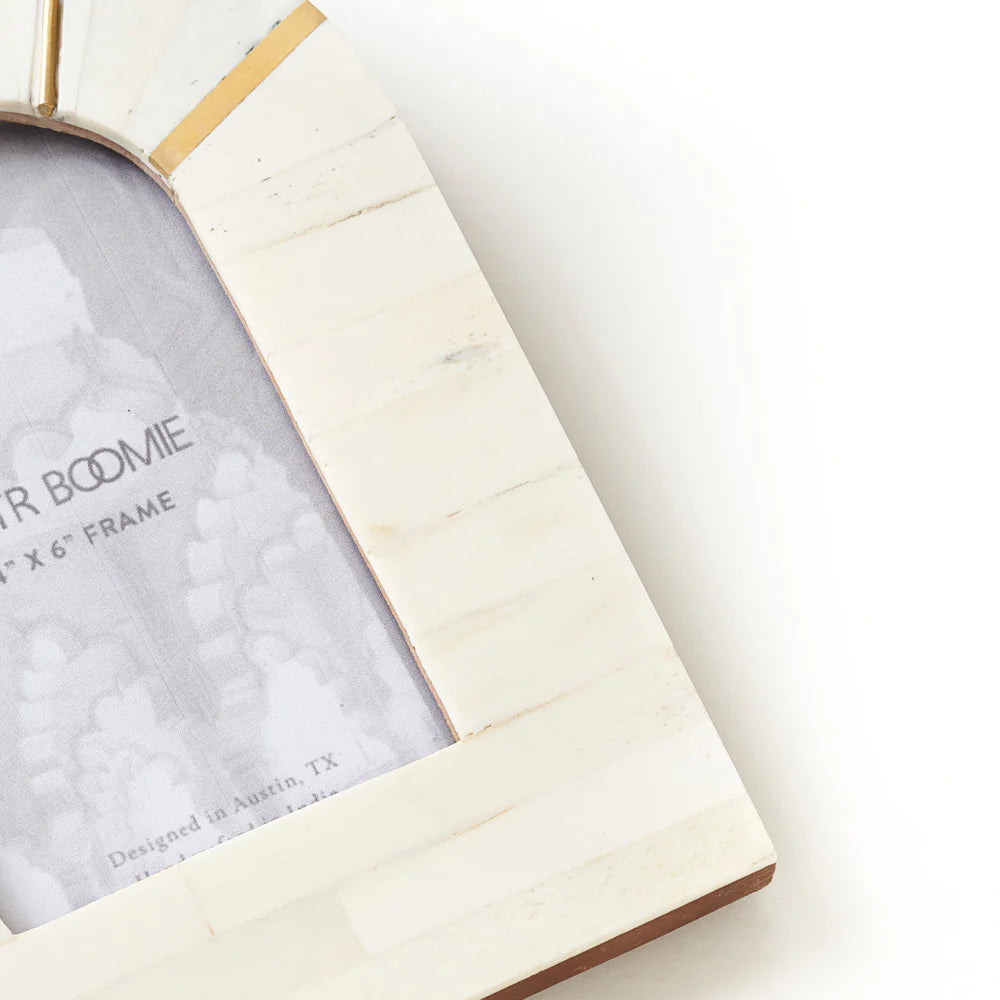 5" x 7" Mukhendu Arch Cream Picture Frame - Handcrafted Bone