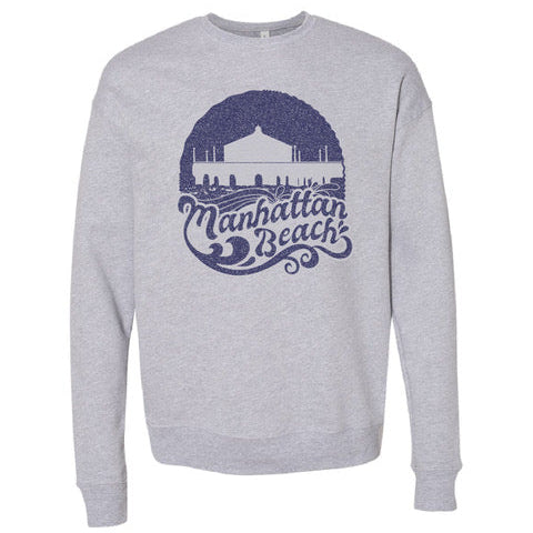 Manhattan Beach Sweatshirt Heather Grey