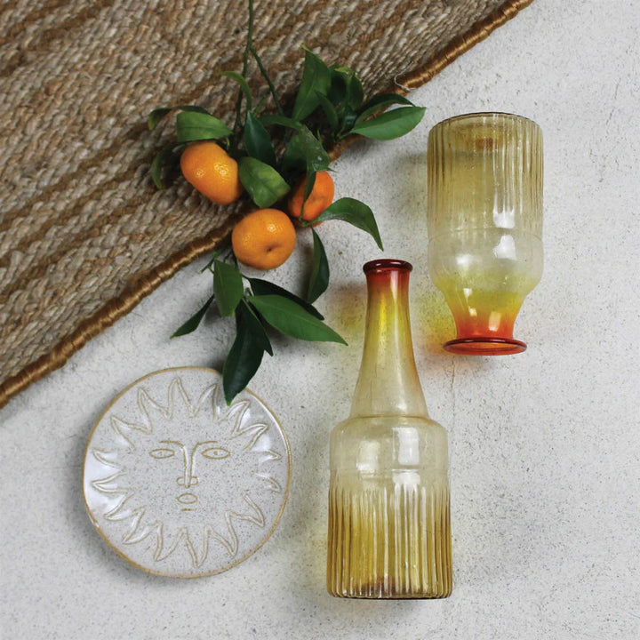 Zuni Ceramic Sun Face Tray