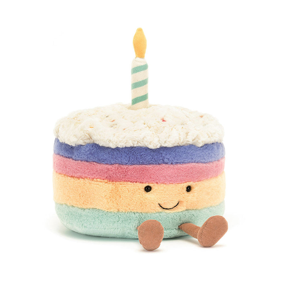 Jellycat Amuseables Rainbow Birthday Cake – Gum Tree