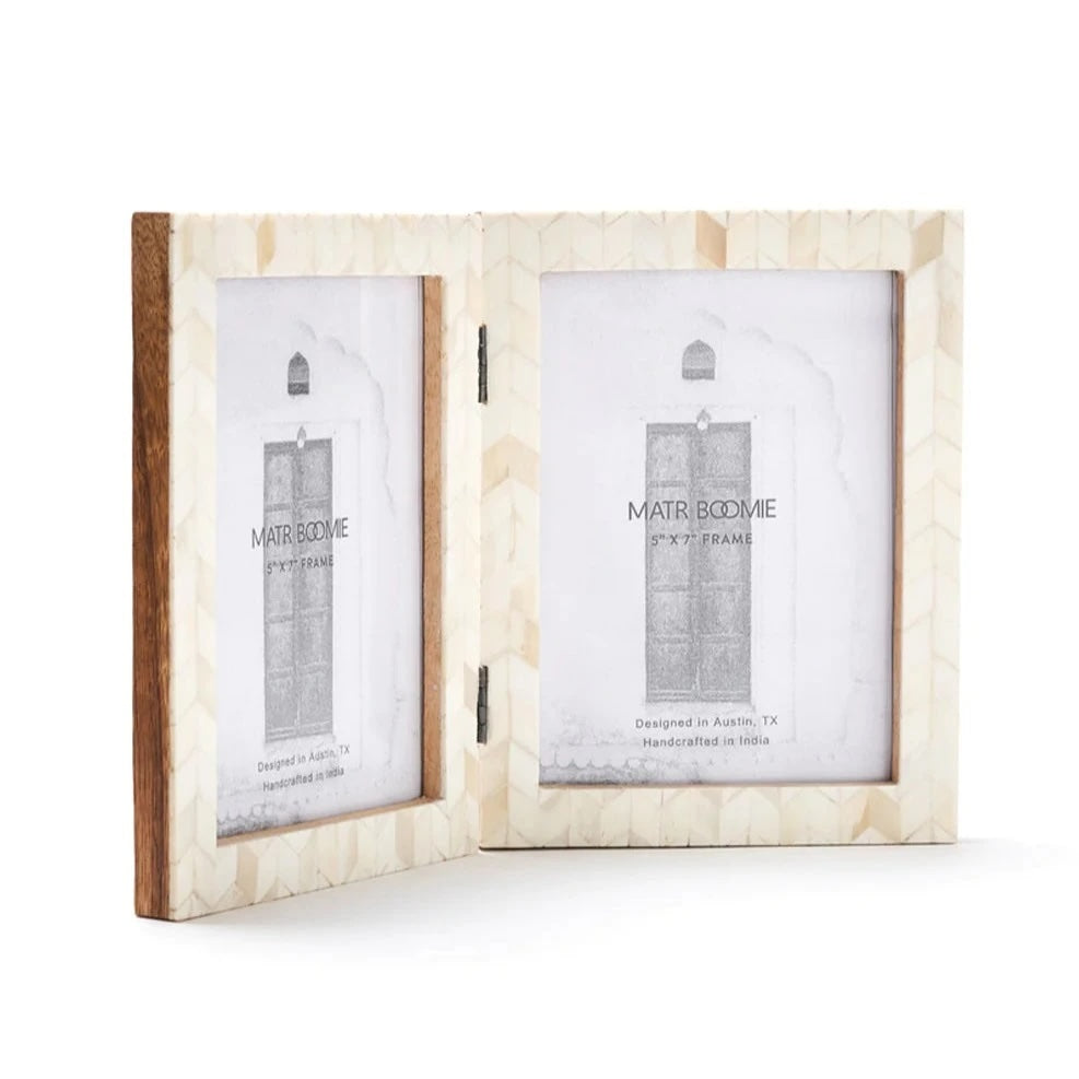 5"x 7" Artemis Double Picture Frame