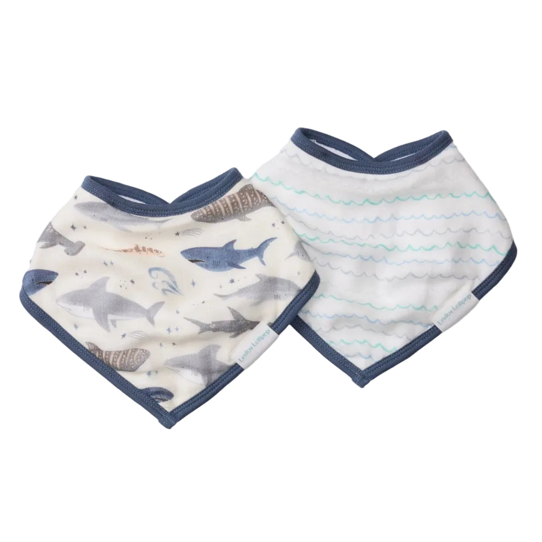 Bandana Bib Set - Sharks