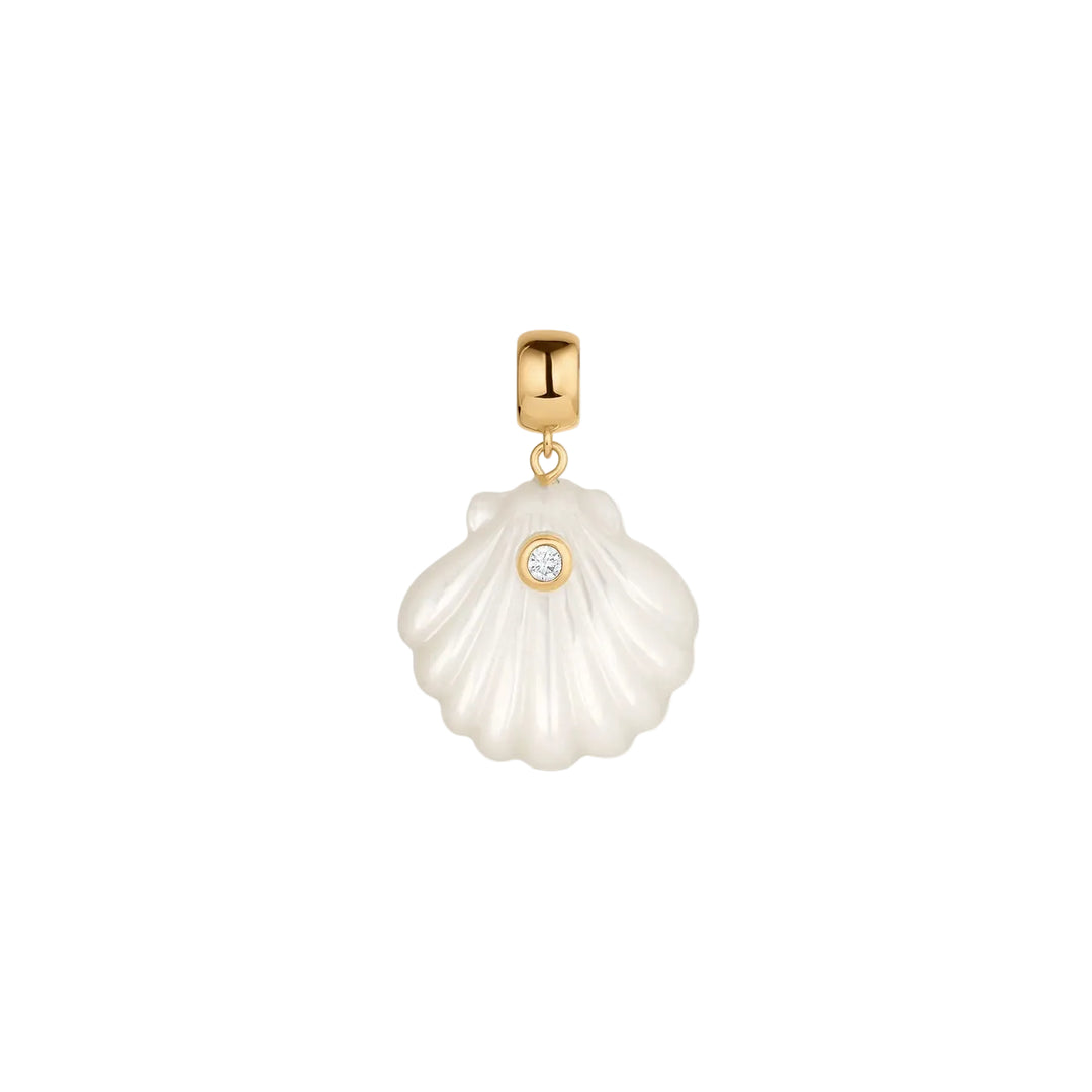 Thatch Coquille Mother of Pearl Bail Charm