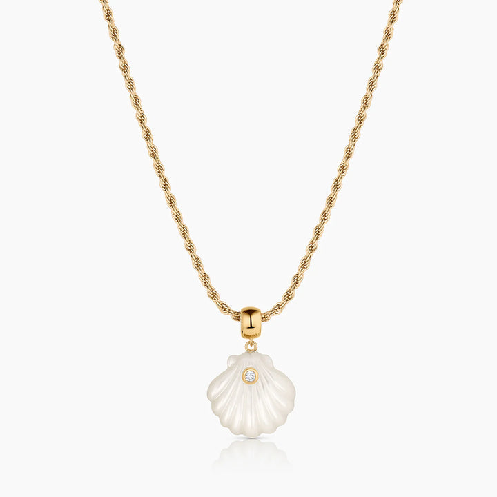 Thatch Coquille Mother of Pearl Bail Charm