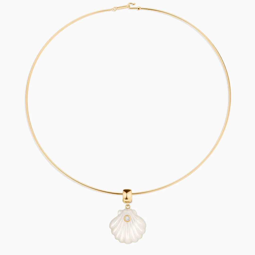 Thatch Coquille Mother of Pearl Bail Charm