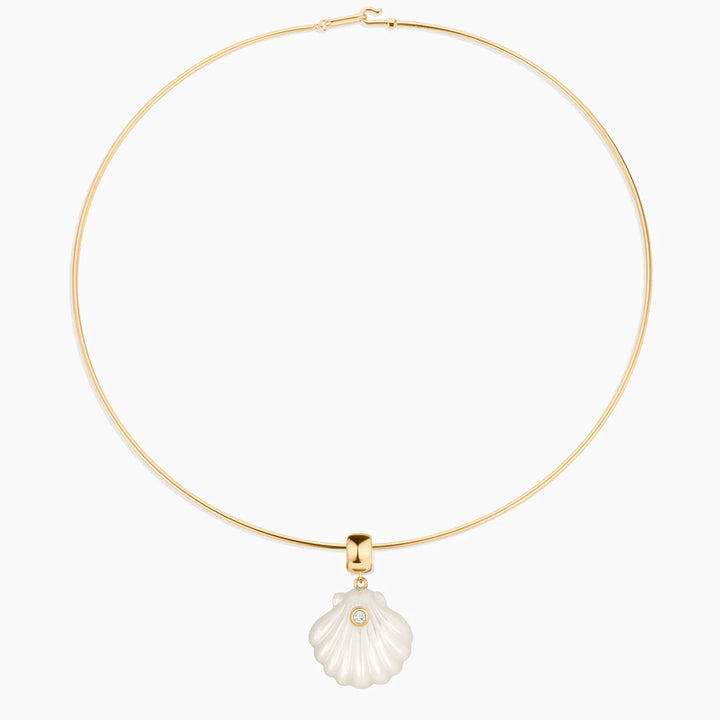 Thatch Coquille Mother of Pearl Bail Charm