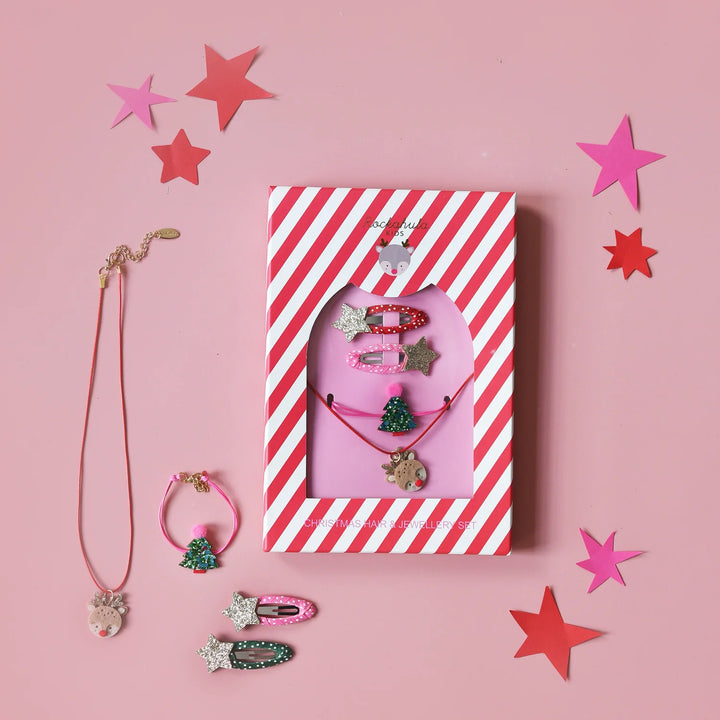 Christmas Hair &amp; Jewelry Set