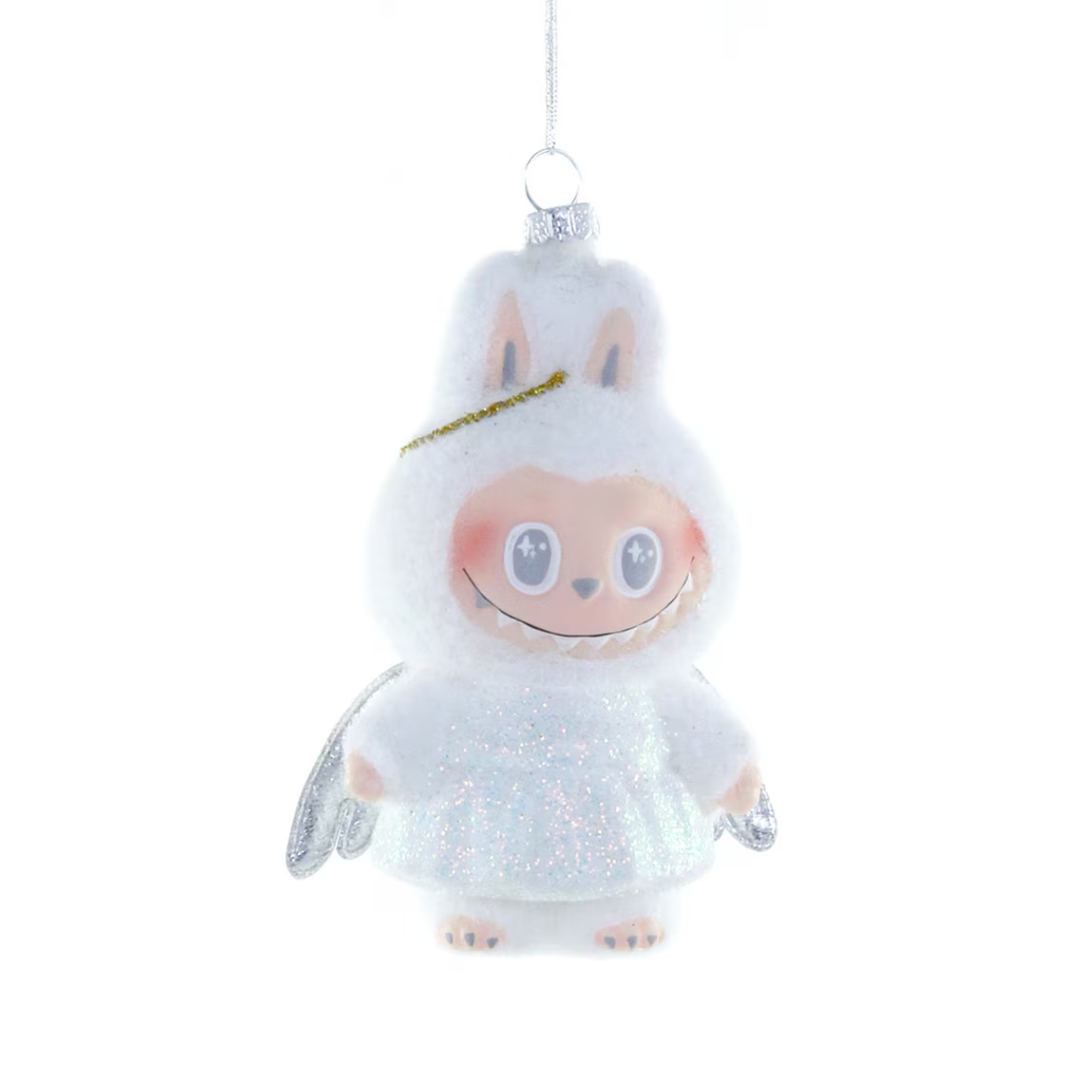 Fuzzy Monster Angel Ornament