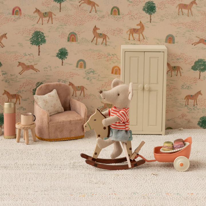 Maileg Mouse Rocking Horse - Spotted