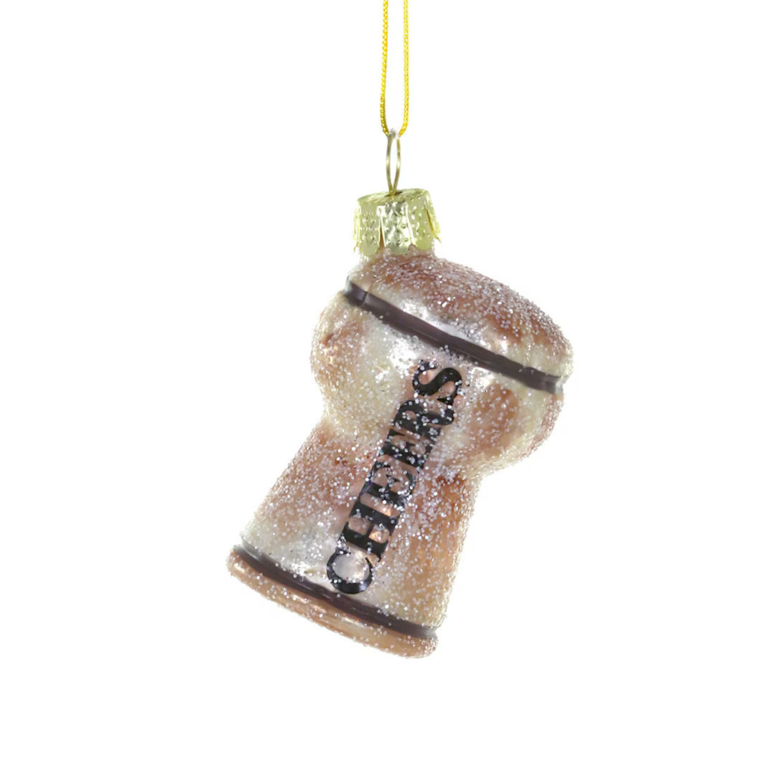 Cheers Champagne Cork Ornament