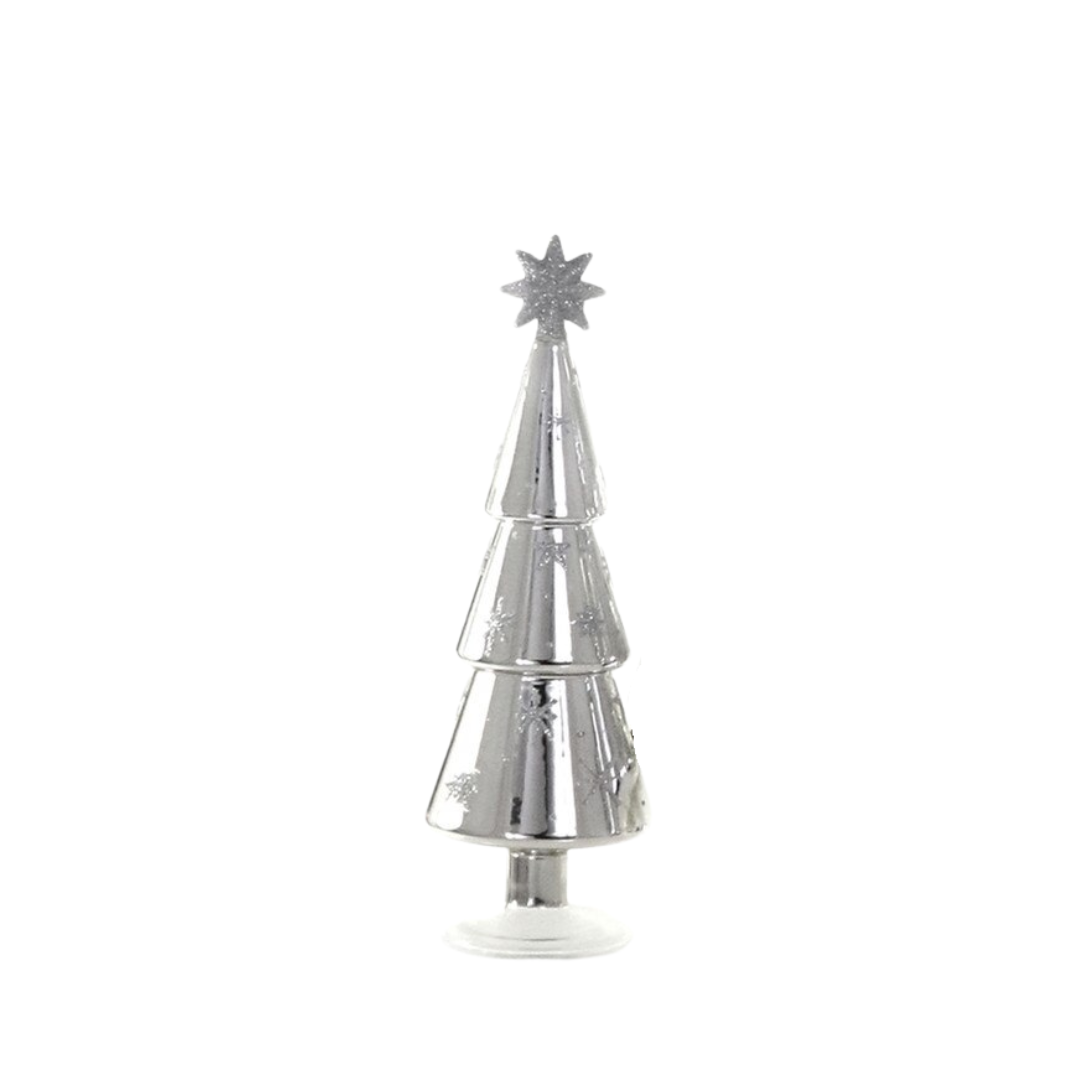 Festive Silver Alpine Tree
