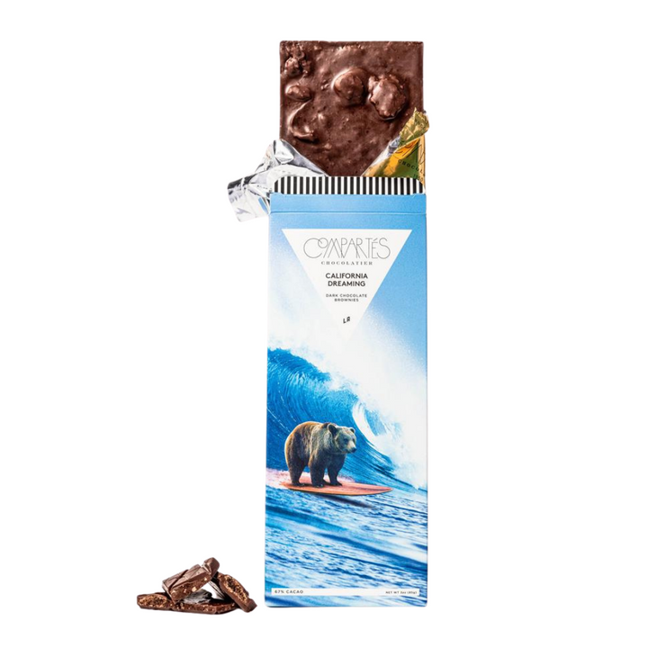 Compartes California Dreaming Brownie Dark Chocolate Bar