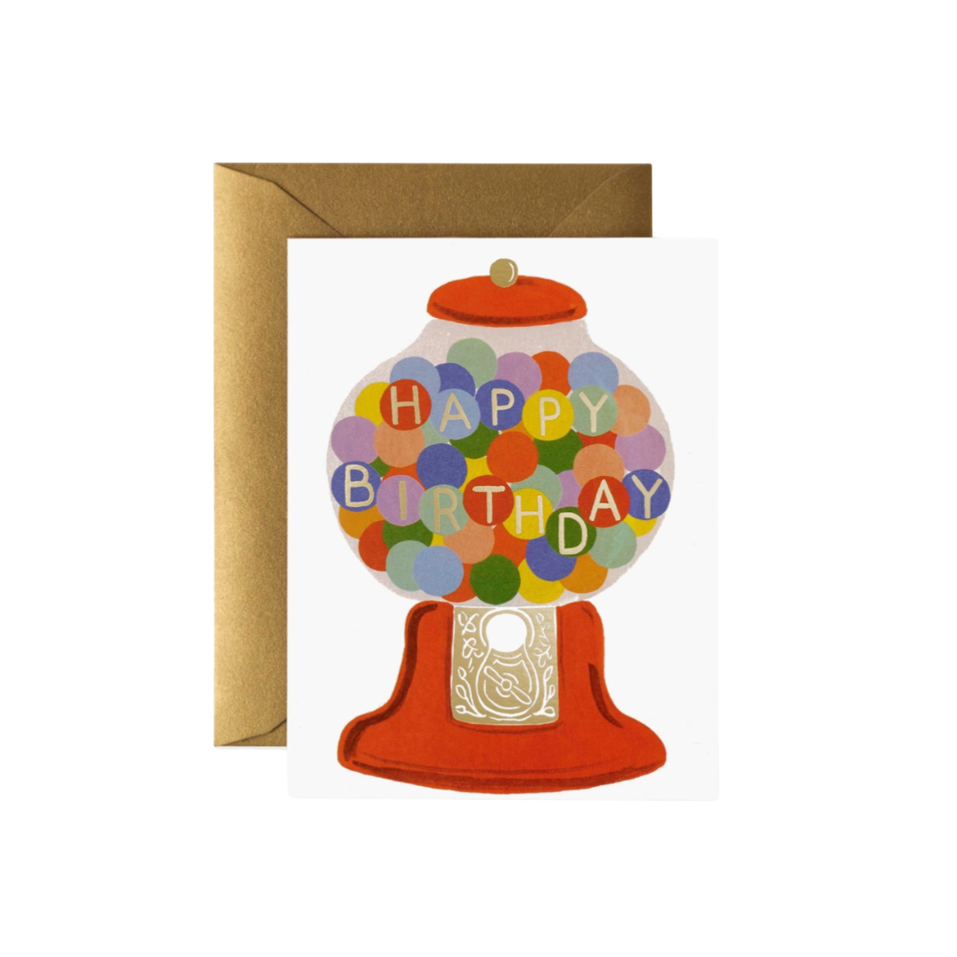 Gumball Birthday Card