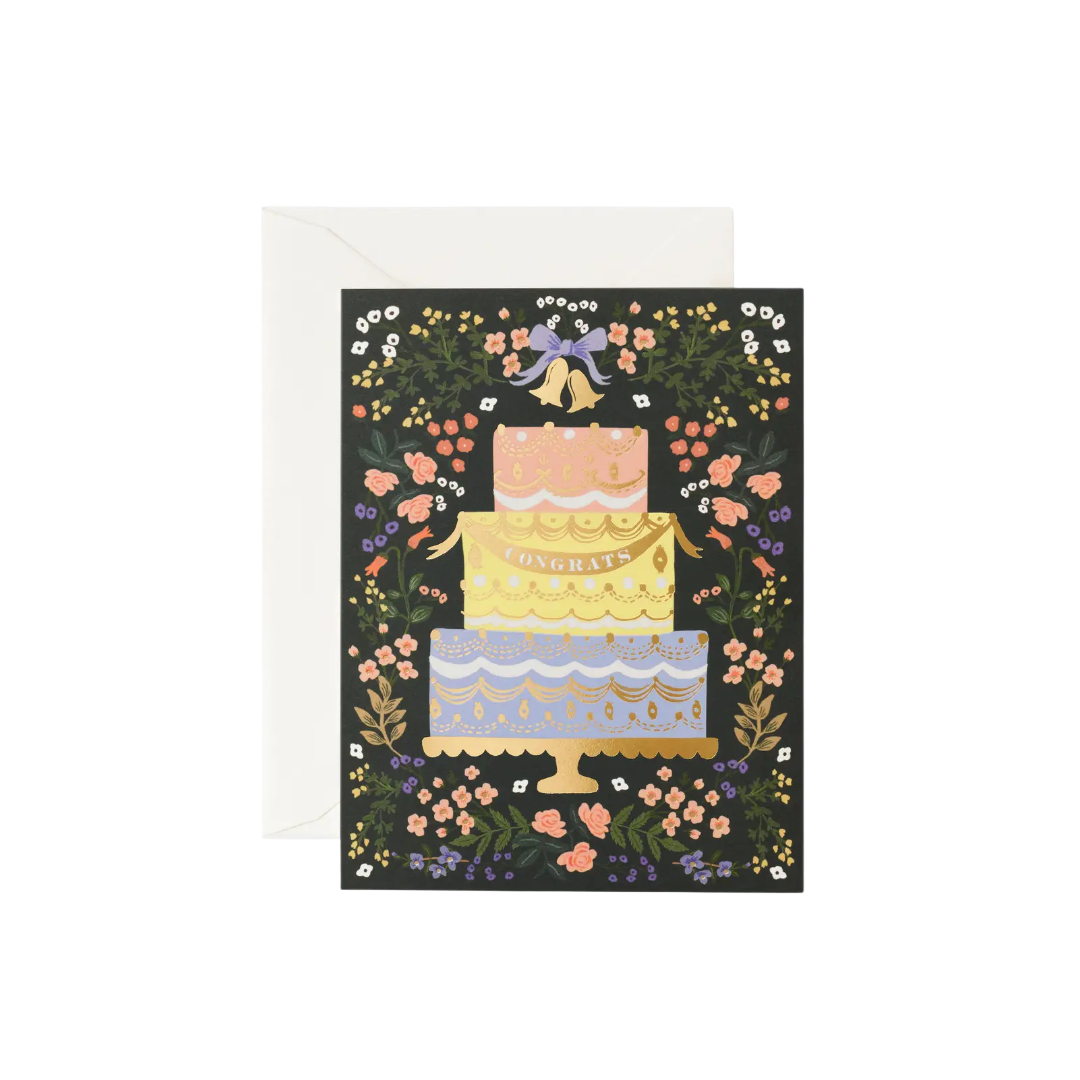 Woodland Wedding Cake Card