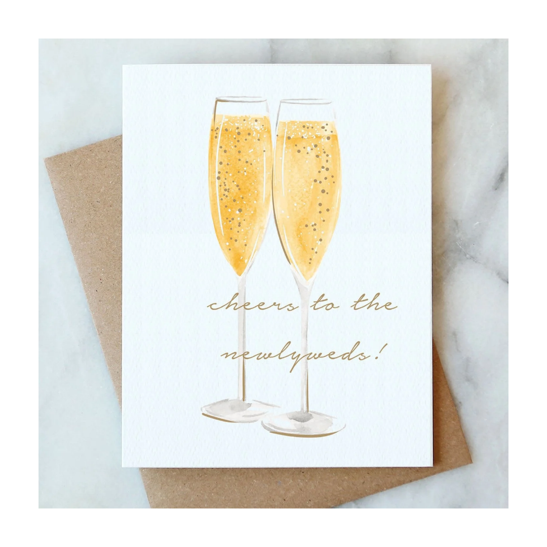 Newlyweds Cheers Card