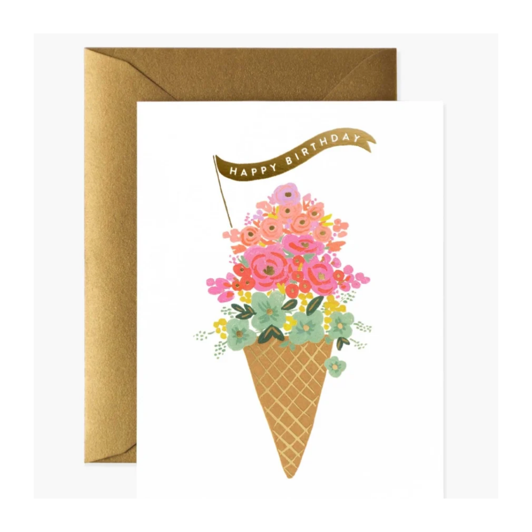 Ice Cream Birthday Card