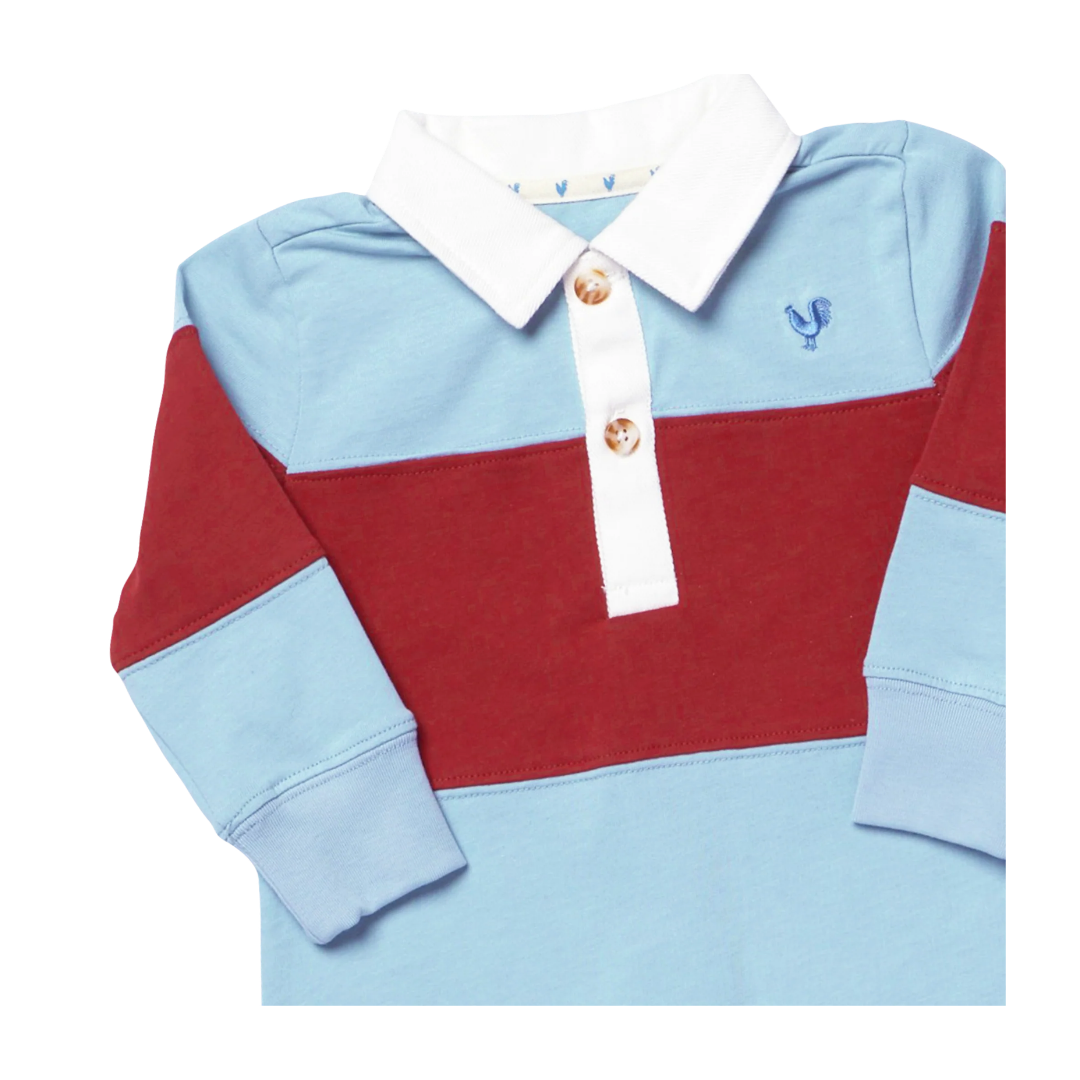 Albert Rugby Jumper Blue / Maroon