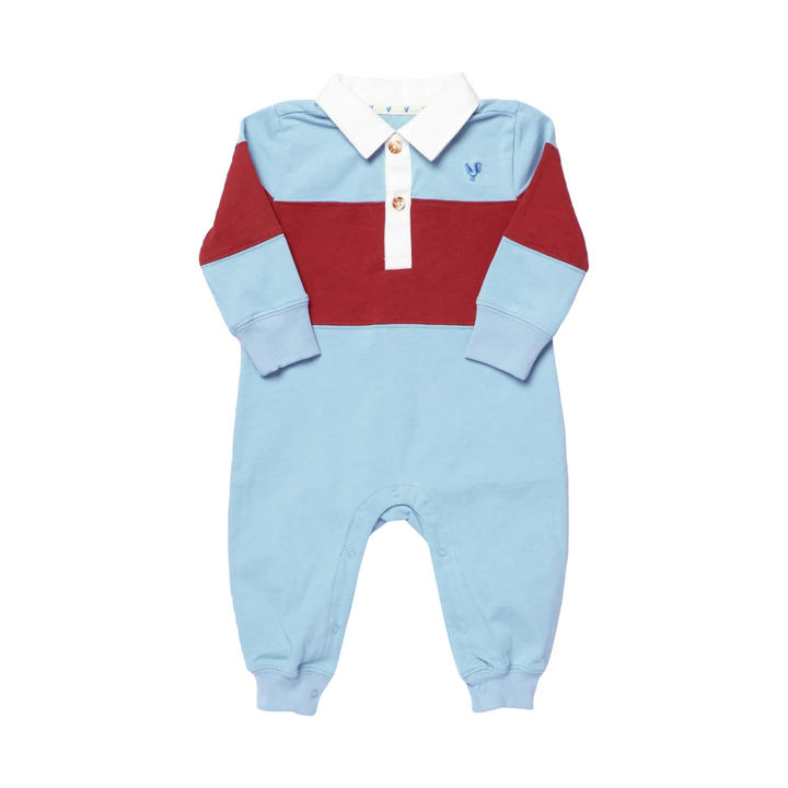 Albert Rugby Jumper Blue / Maroon