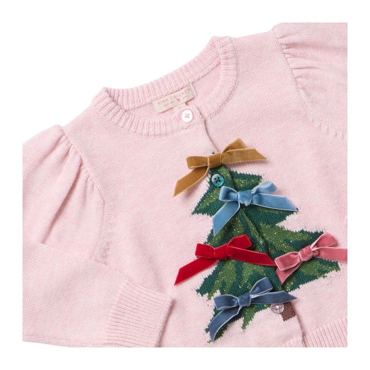 Constance Sweater - Velvet Bows 2Y