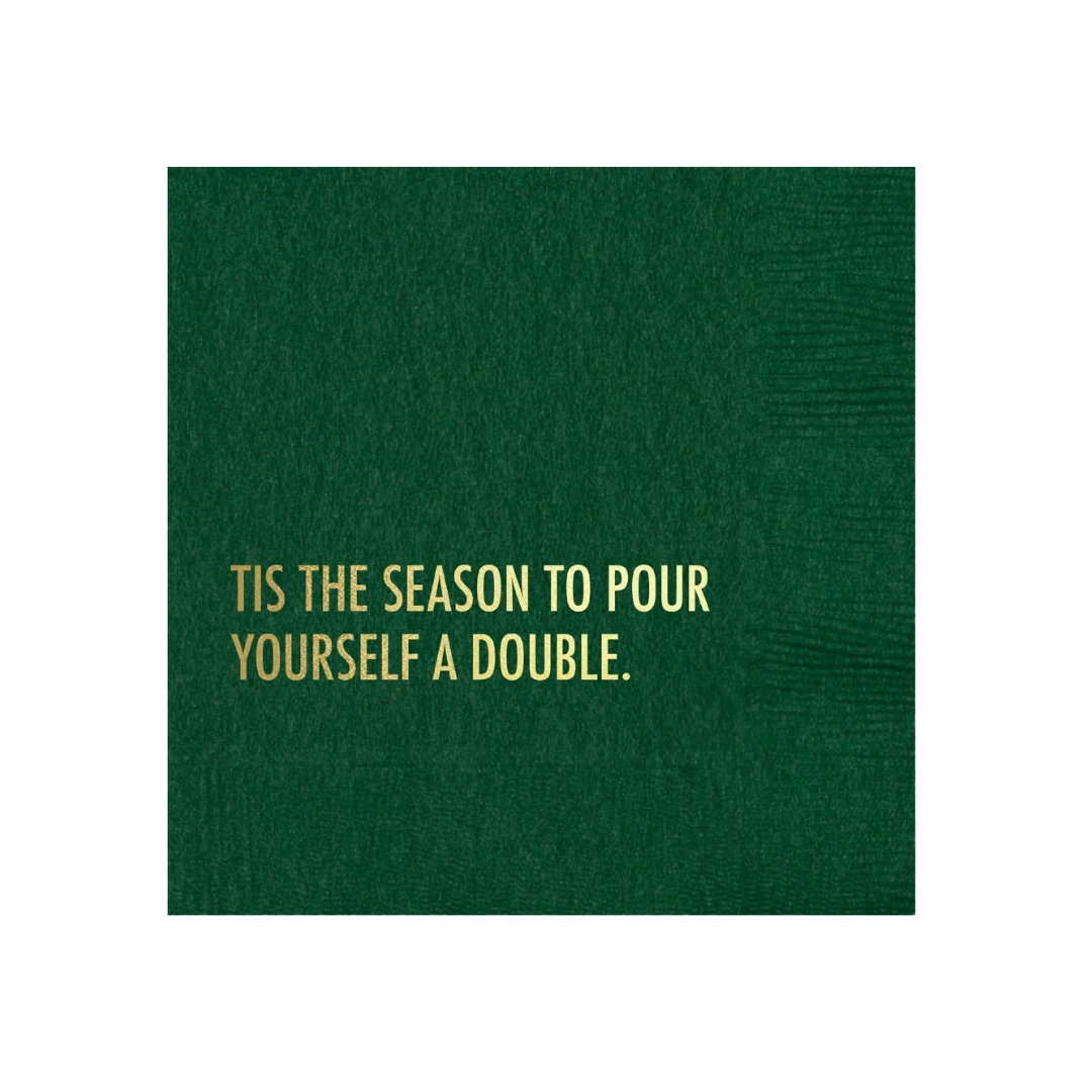 Pour A Double Cocktail Napkins