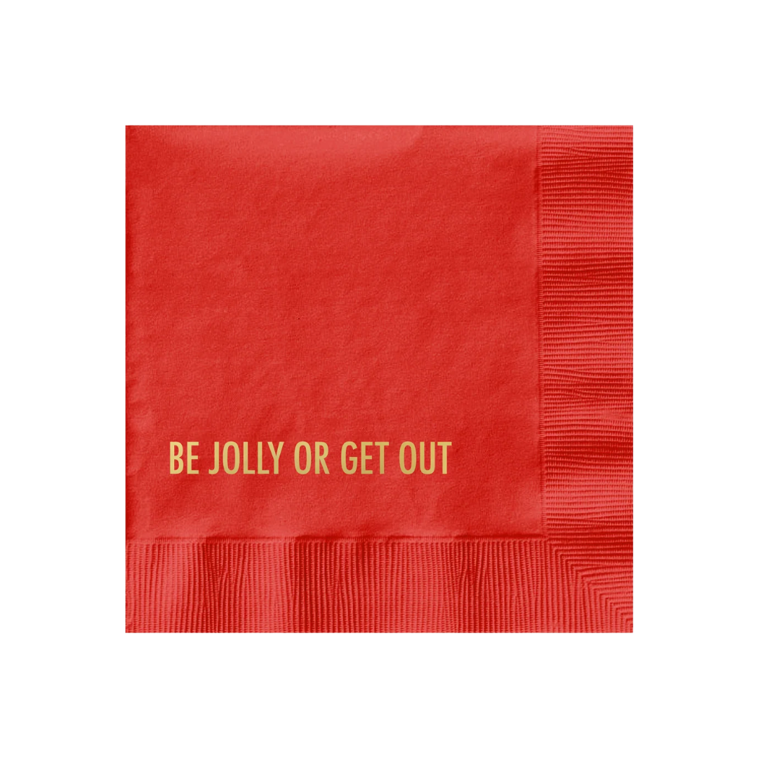 Be Jolly Cocktail Napkins