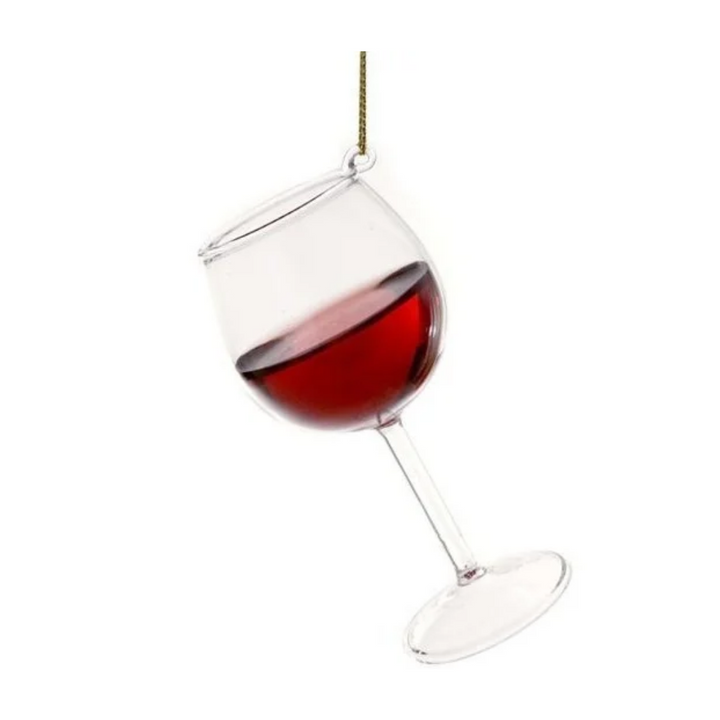 Red Wine Glass Ornament