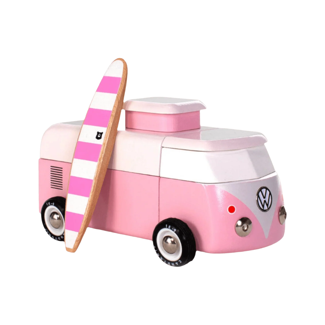 VW Beach Bus Pink