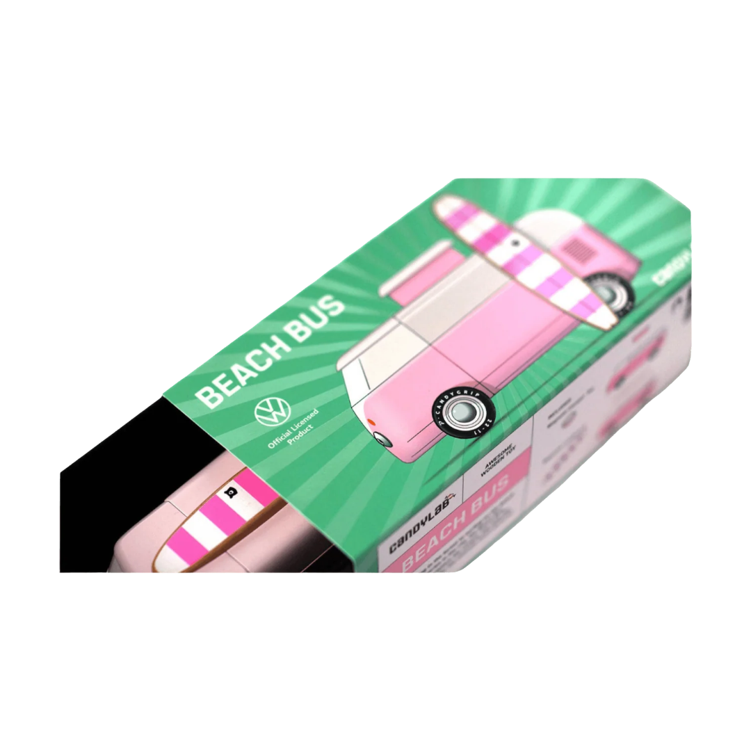 VW Beach Bus Pink