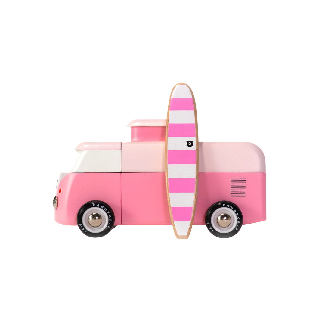 VW Beach Bus Pink