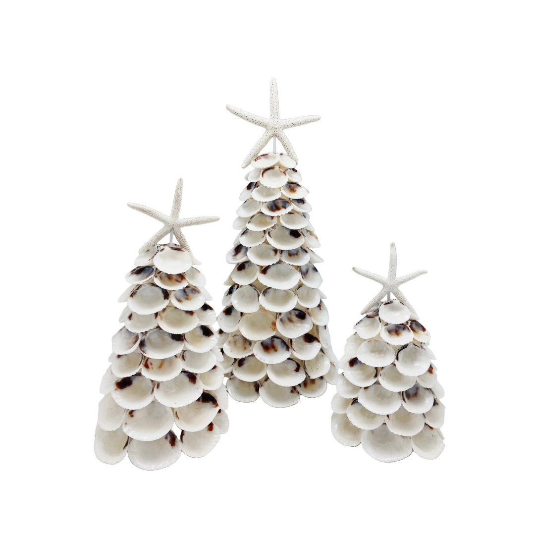 White Clam Seashell Tree