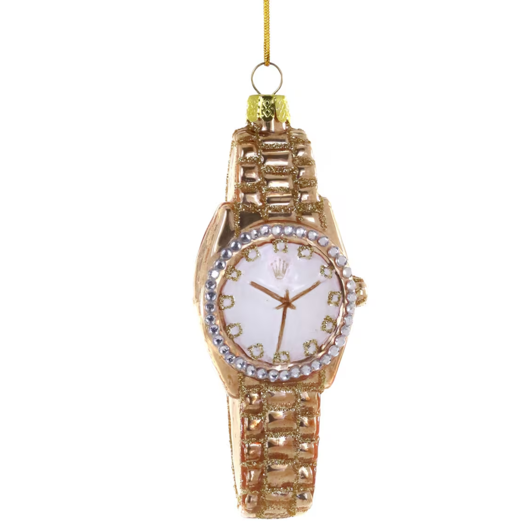 Gold Luxury Watch Ornament