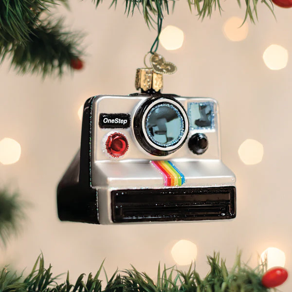 Polaroid Camera Ornament