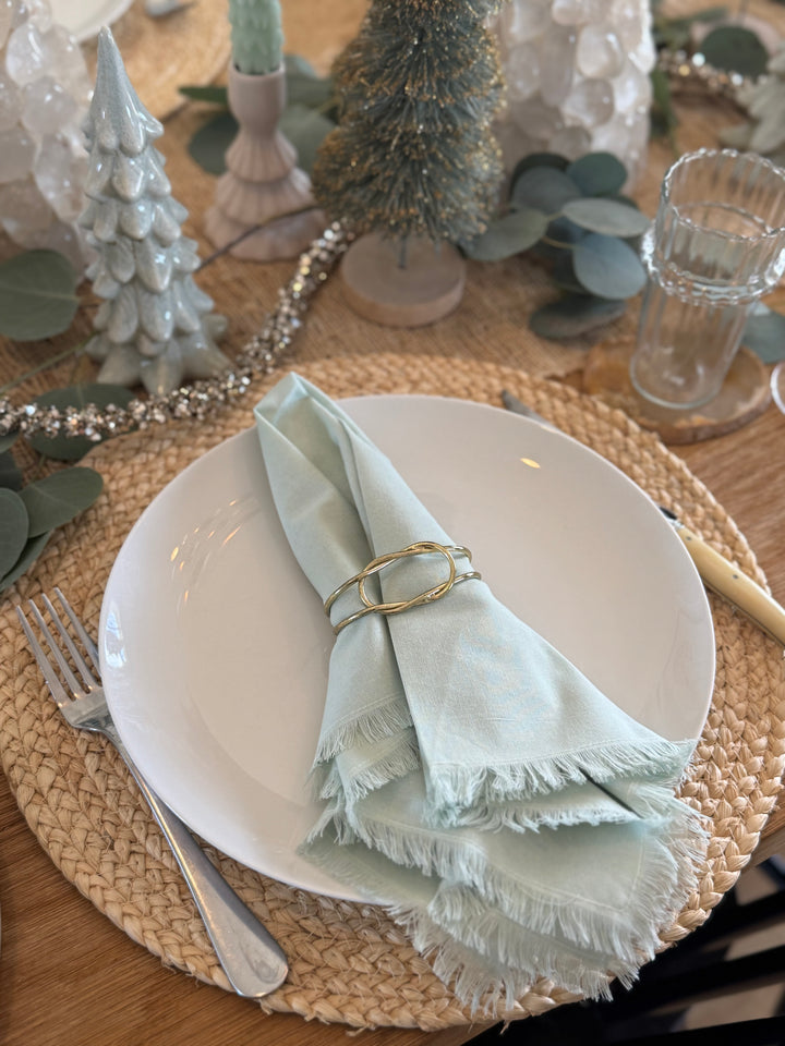 Essential Dinner Napkins - Sky / Set of 4