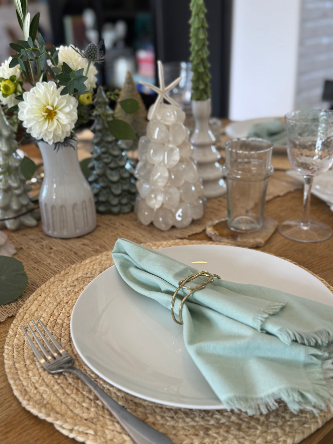 Essential Dinner Napkins - Sky / Set of 4