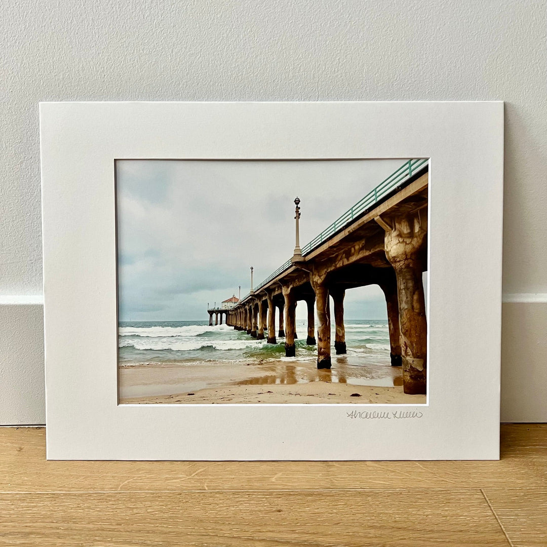 Manhattan Beach Pier (Horizontal) 8" x 10" Matted Print