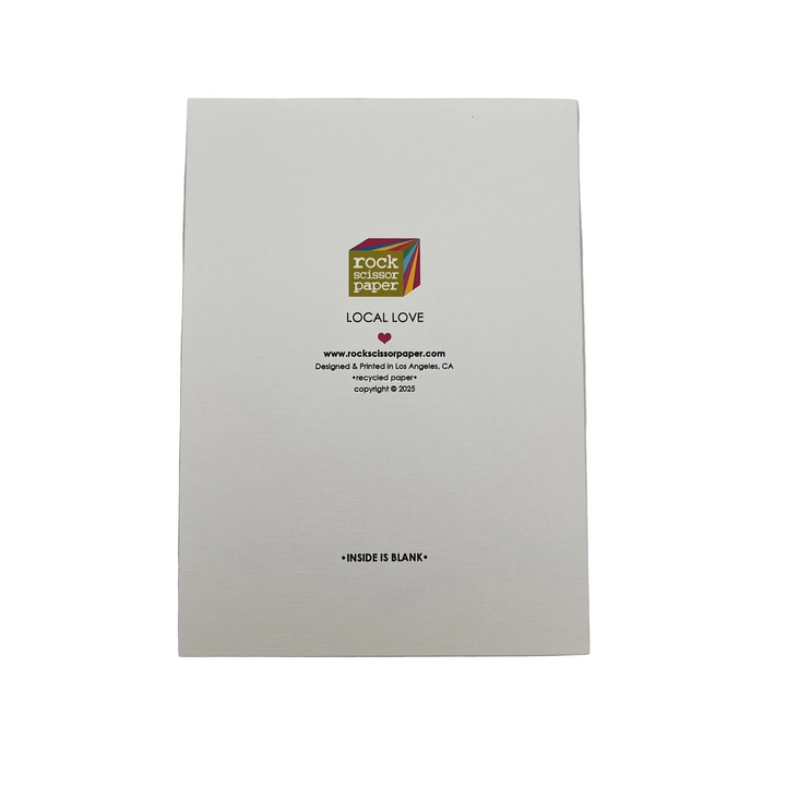 Manhattan Beach Palm Tree Card