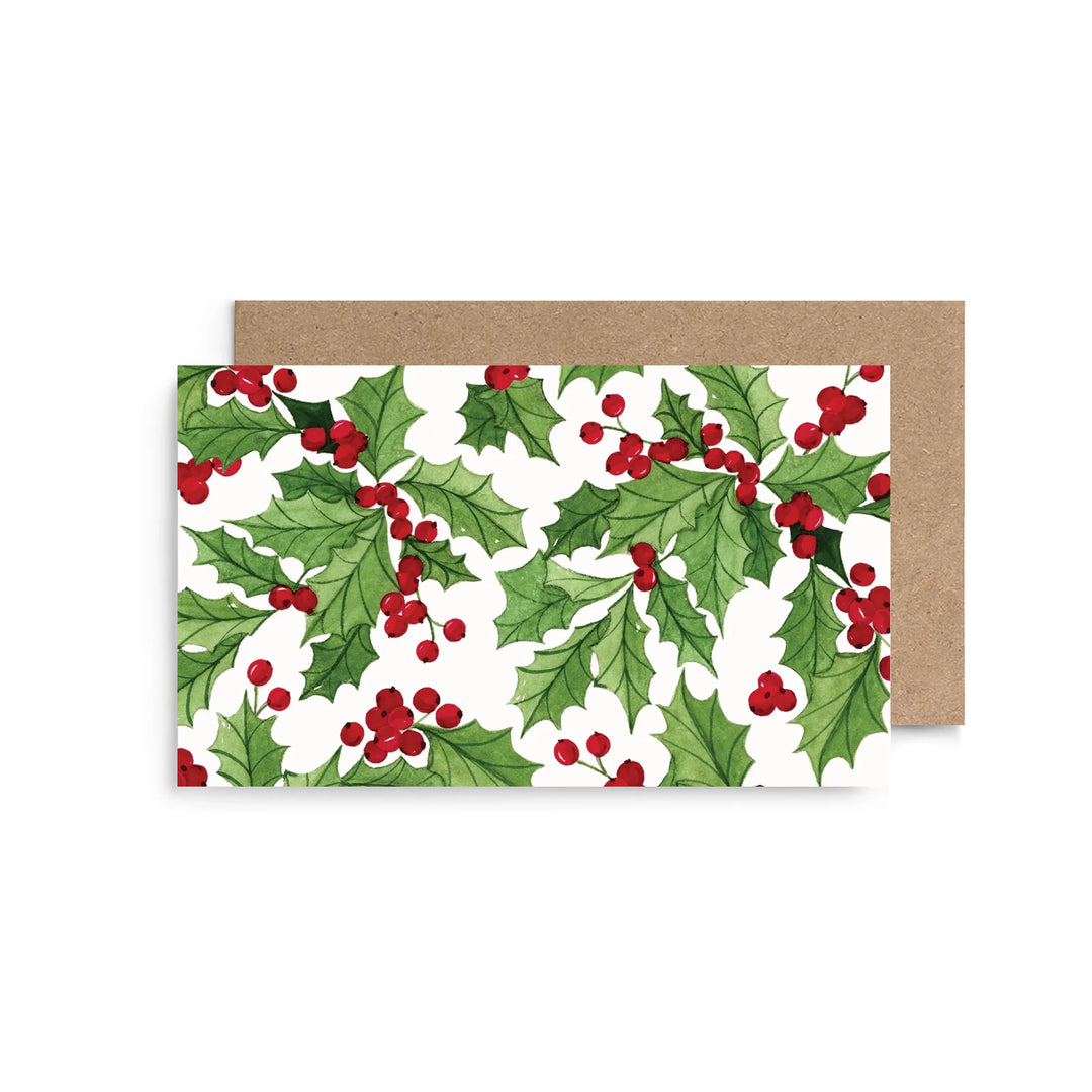 Holly Vines Mini Cards / Boxed Set of 6