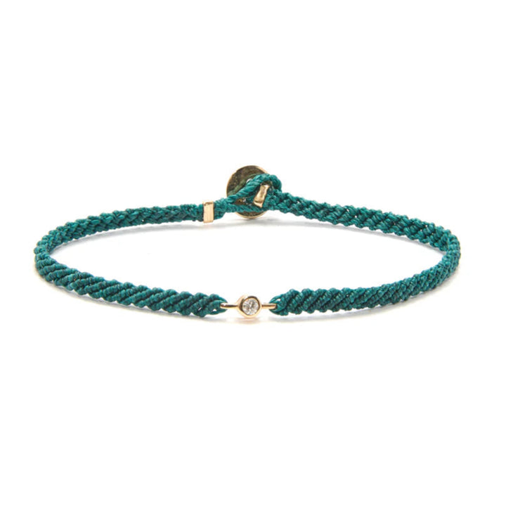 Scosha Classic Diamond Bracelet - Mallard Green 6.5