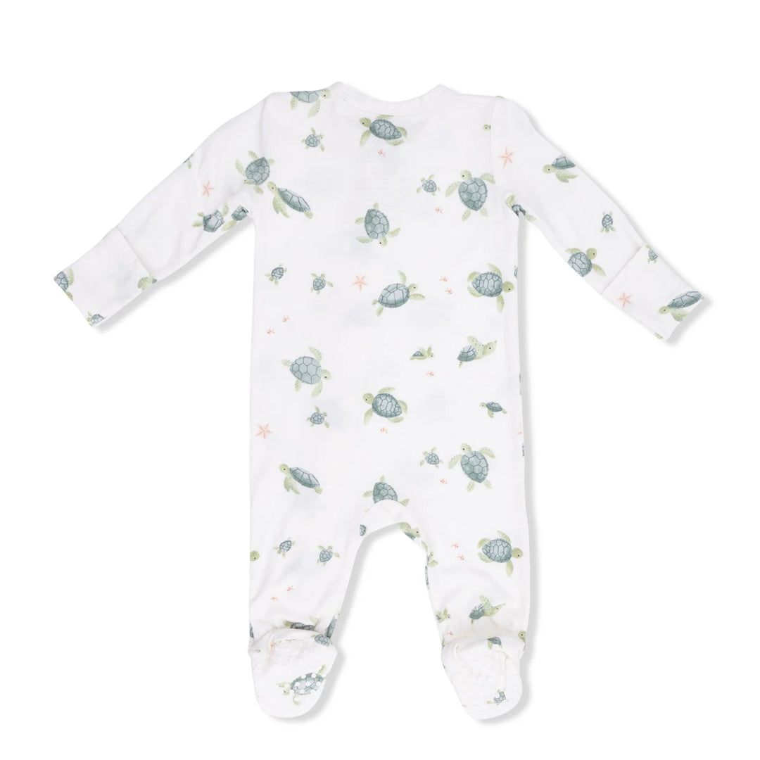 Sea Turtles 2 Way Zipper Footie