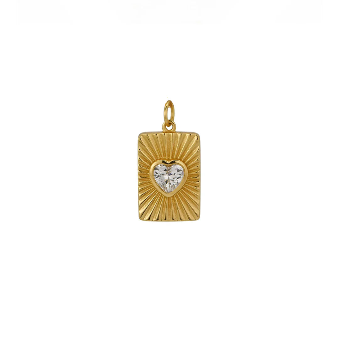 Jūratė Stuck on You Heart Charm