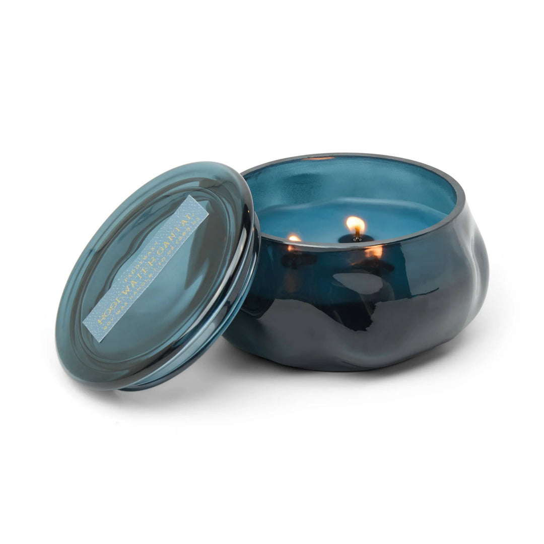Basalt Navy 10 oz Candle Rosewater Santal