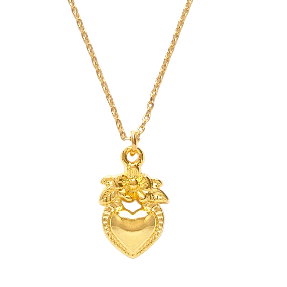 Amano Folk Heart Necklace