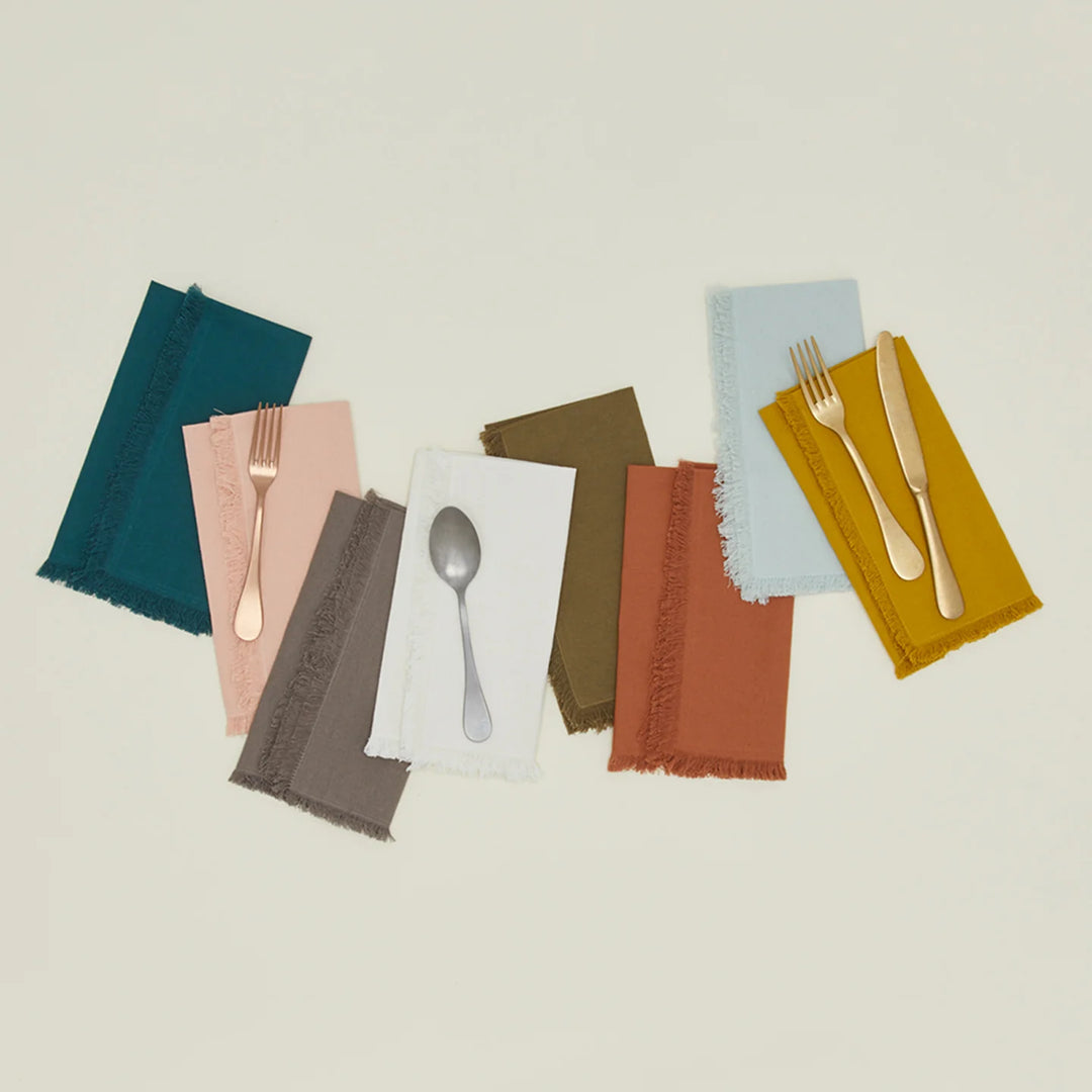 Essential Dinner Napkins - Sky / Set of 4