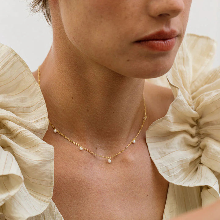 Amano Studio Five Graces Pearl Necklace 18"