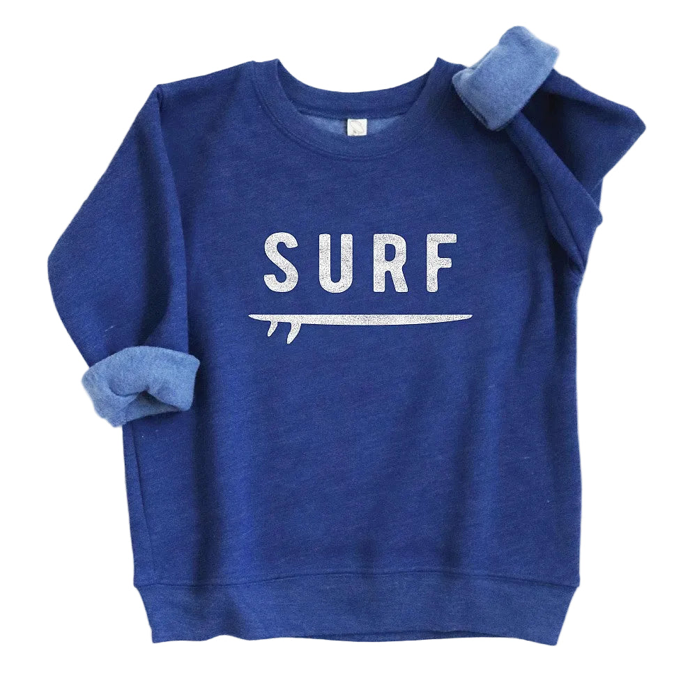 Surf Toddler Sweatshirt - Heather Royal