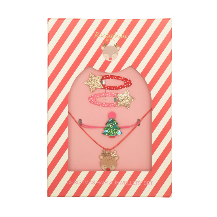 Christmas Hair &amp; Jewelry Set