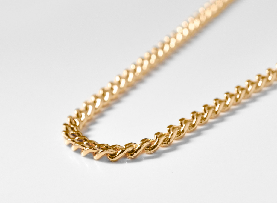 Thatch Mini Drew Curb Necklace 18"