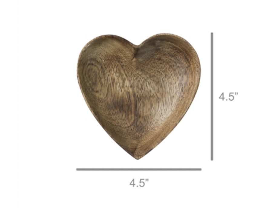Heart Tray - Wood